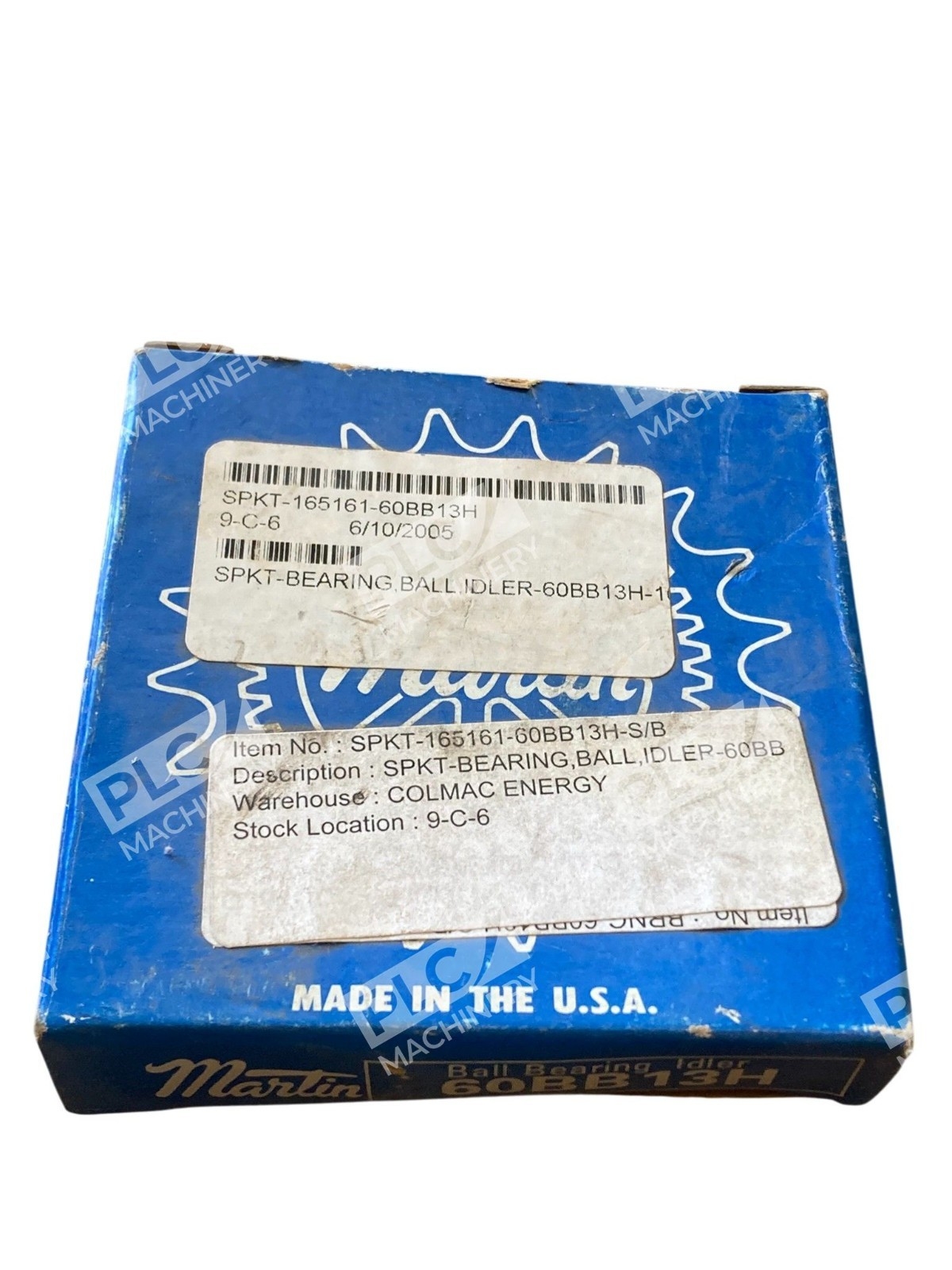 Martin 60BB13H Idler Sprocket Ball Bearing 13 Tooth #60 Chain
