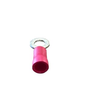 Burndy 917269003T BA16E8 Red Ring Terminal 22â€“16 AWG #6-8 Stud Pack of 65