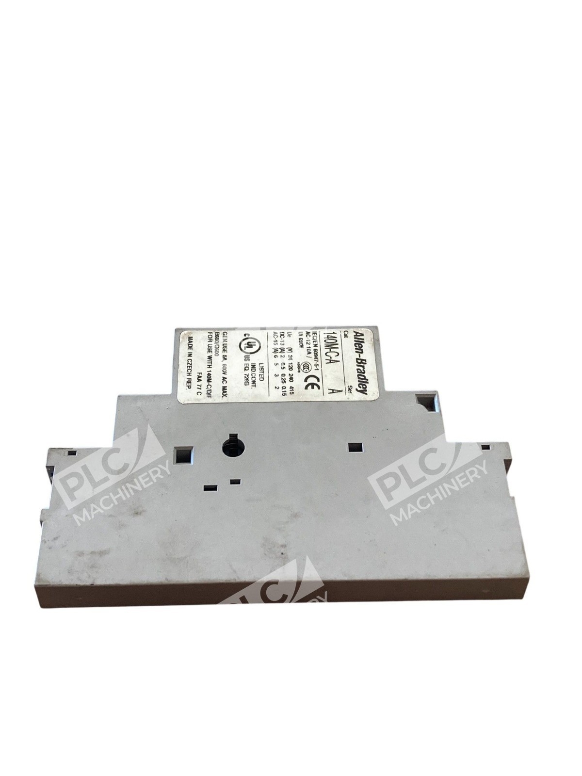 Allen-Bradley 140M-C-A /A Auxiliary Contact Block 10A 600V - Image 4