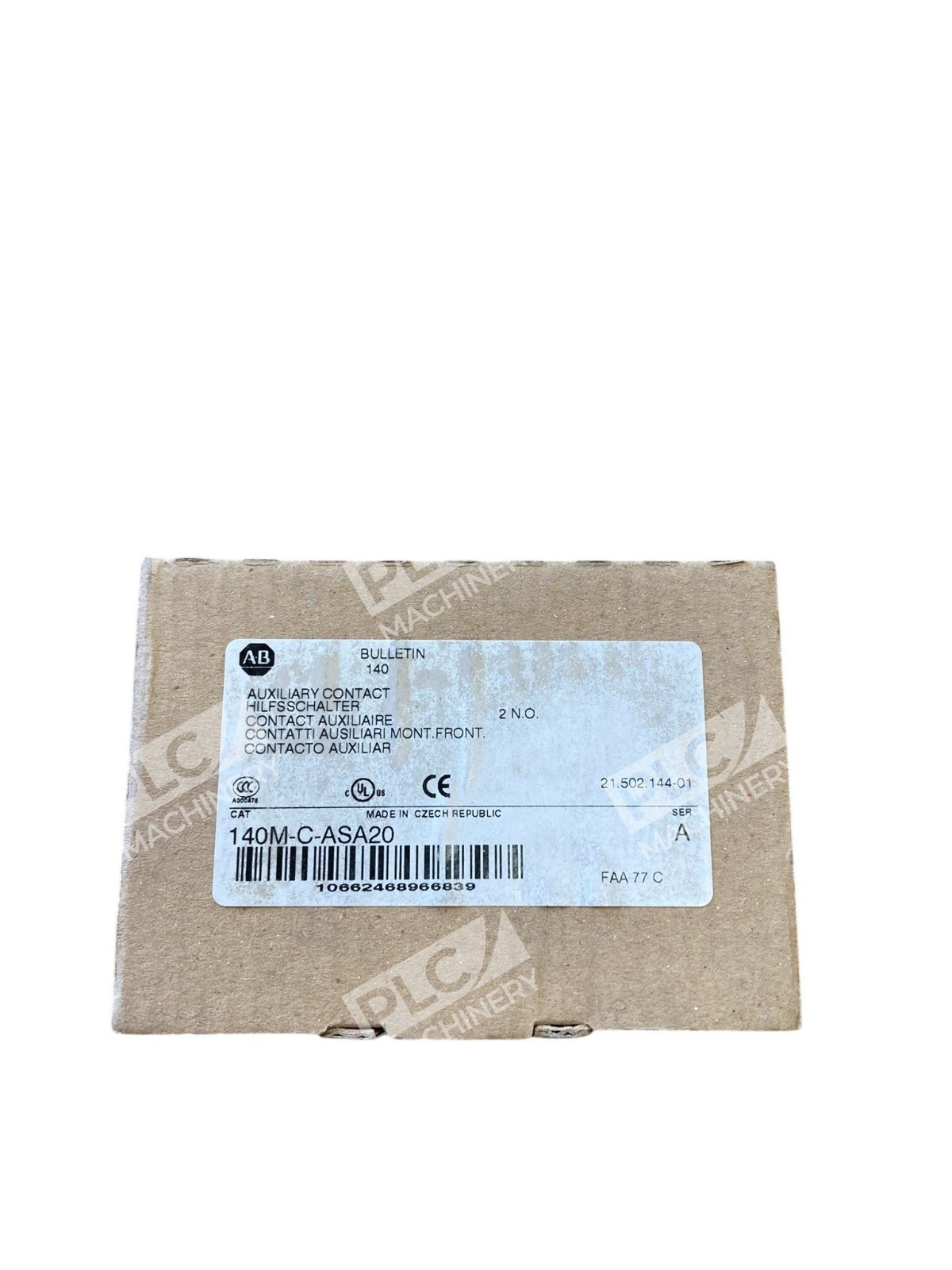 Allen-Bradley 140M-C-ASA20 /A Right-Side Aux Contact Block 2 NO 3A 230V AC - Image 3