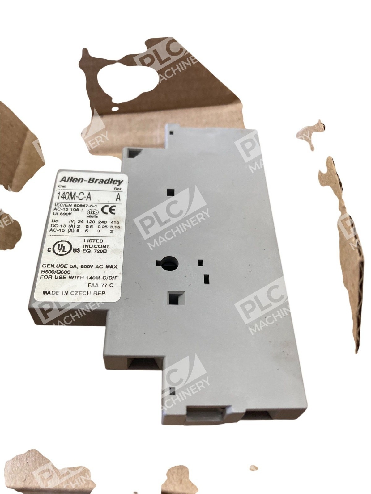 Allen-Bradley 140M-C-ASA20 /A Right-Side Aux Contact Block 2 NO 3A 230V AC - Image 7