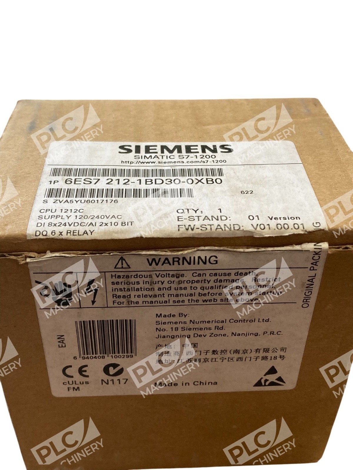 Siemens SIMATIC S7-1200 CPU 1212C PLC 6ES7212-1BD30-0XB0 120/240V - Image 4