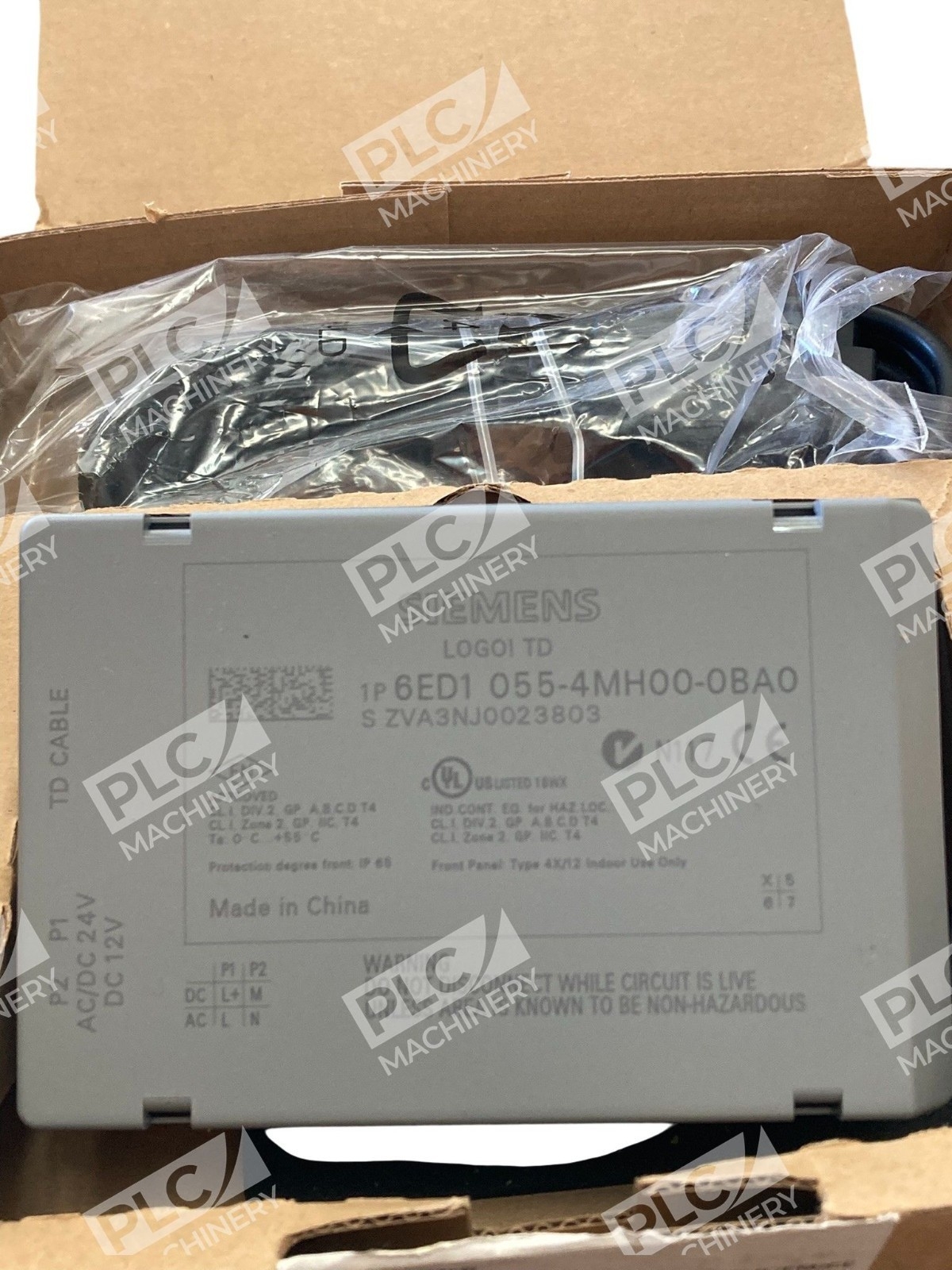 Siemens LOGO! TD Text Display HMI 6ED1055-4MH00-0BA0 4-Line LCD IP65 - Image 6