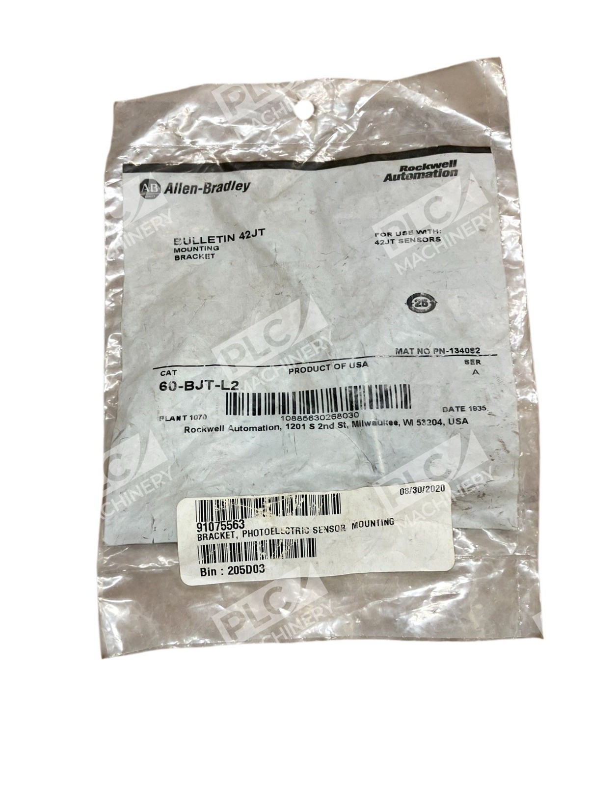 Allen Bradley AB Mounting Bracket Kit 60-BJT-L2 /A