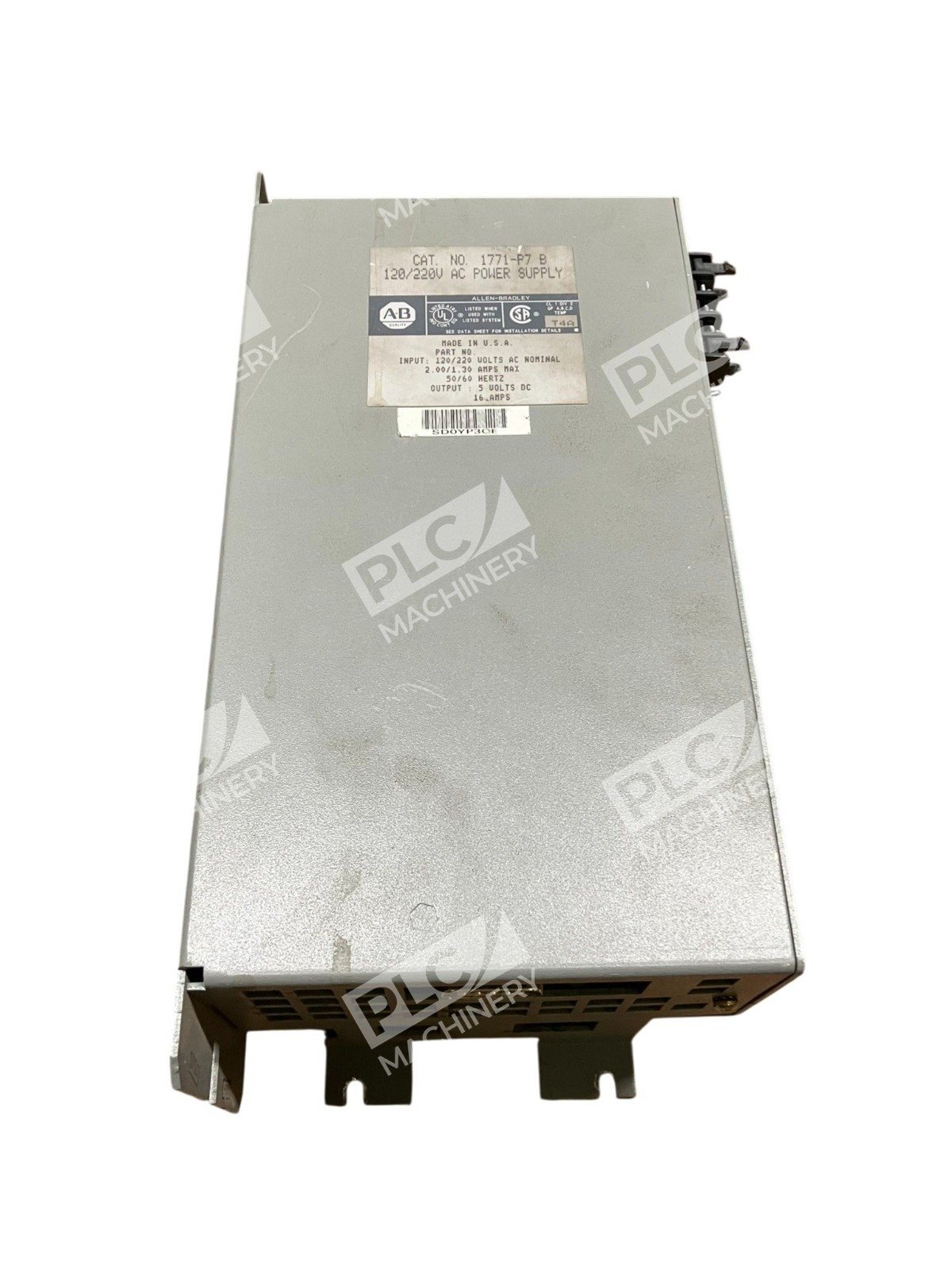 Allen Bradley AB 120/220V AC Power Supply 1771-P7 /B - Image 2