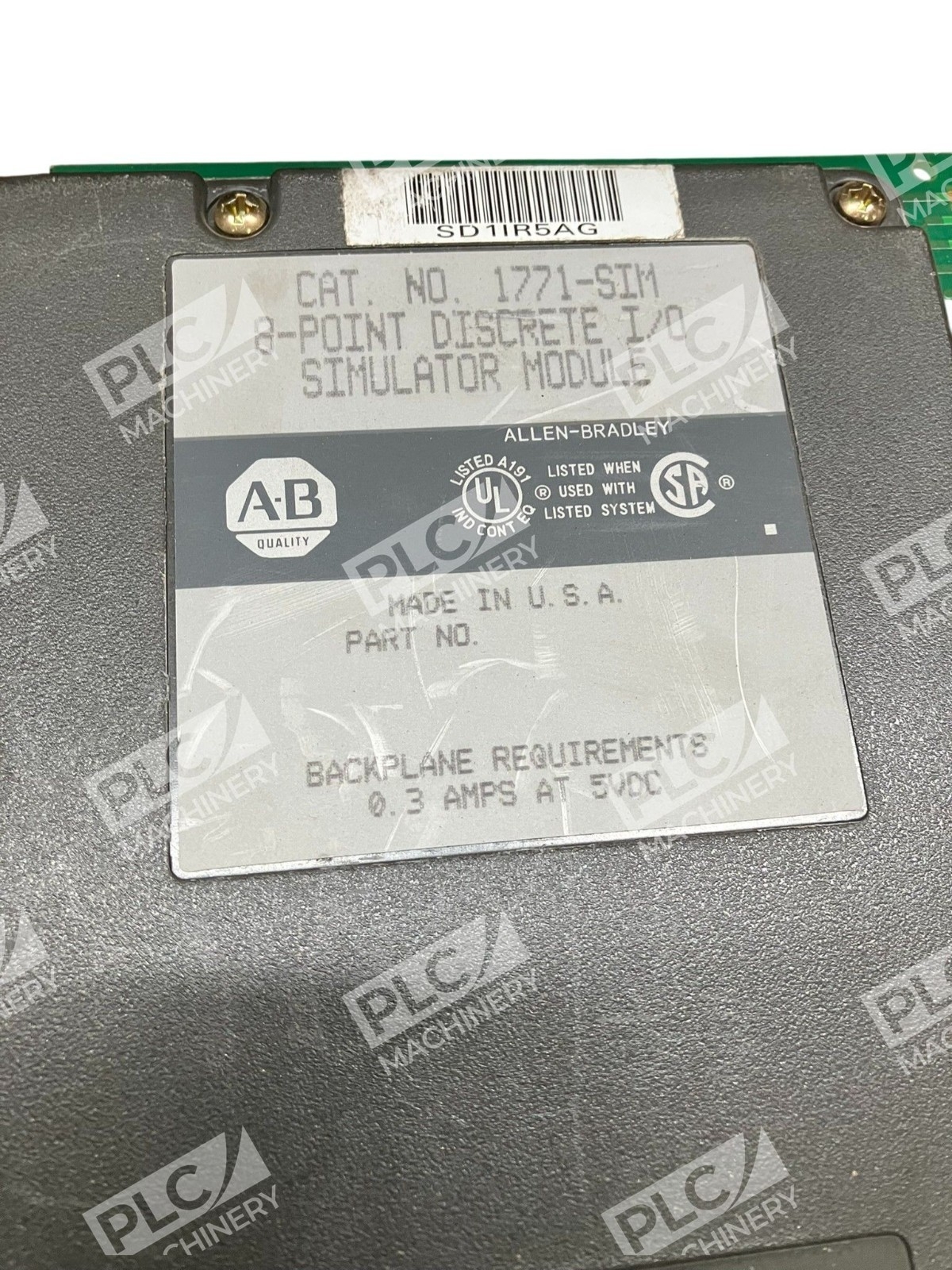 Allen Bradley AB 8-Point Discrete I/O Simulator Module 1771-SIM - Image 3