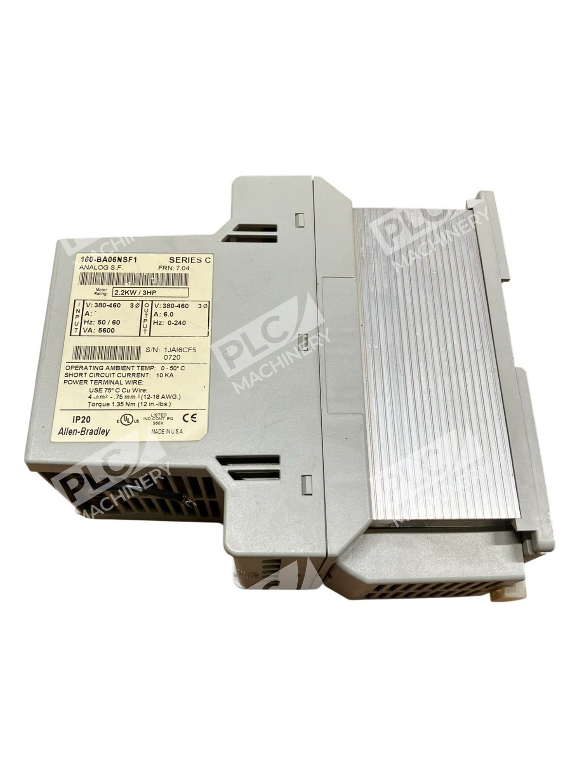 Allen Bradley AB Analog S.F. Drive 160-BA06NSF1 /C (No Cover) - Image 6