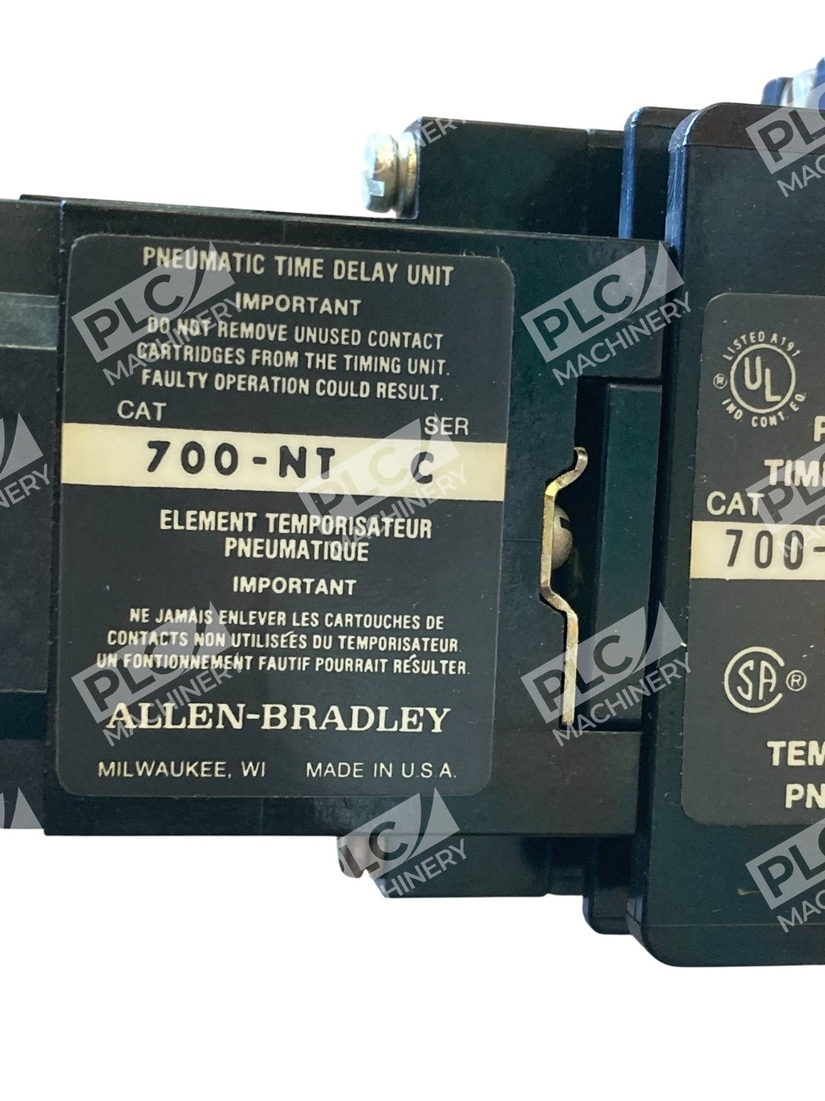 Allen Bradley AB AC Relay W/ Pneumatic Time Delay Unit 700-NT400A1 /C - Image 10