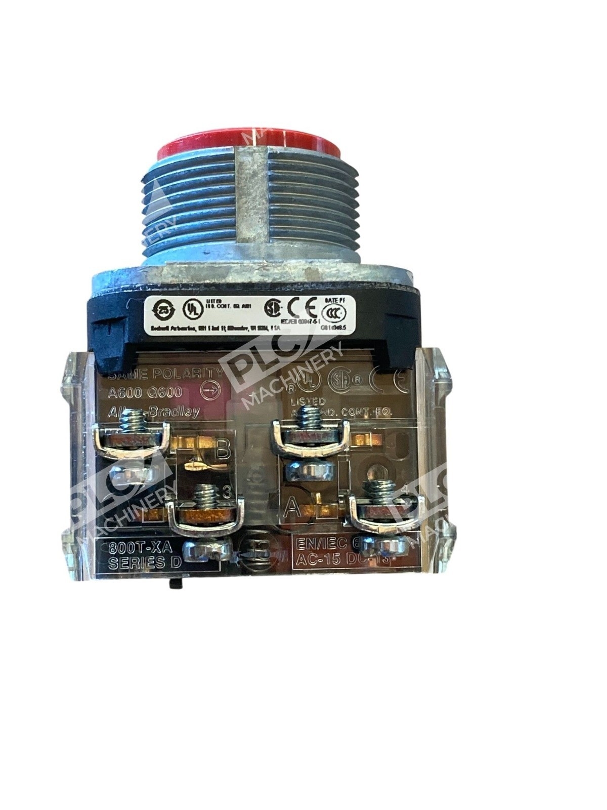 Allen Bradley AB 30mm Momentary Push Button 800T PB Red Flush Head 800T-A6A /T - Image 7