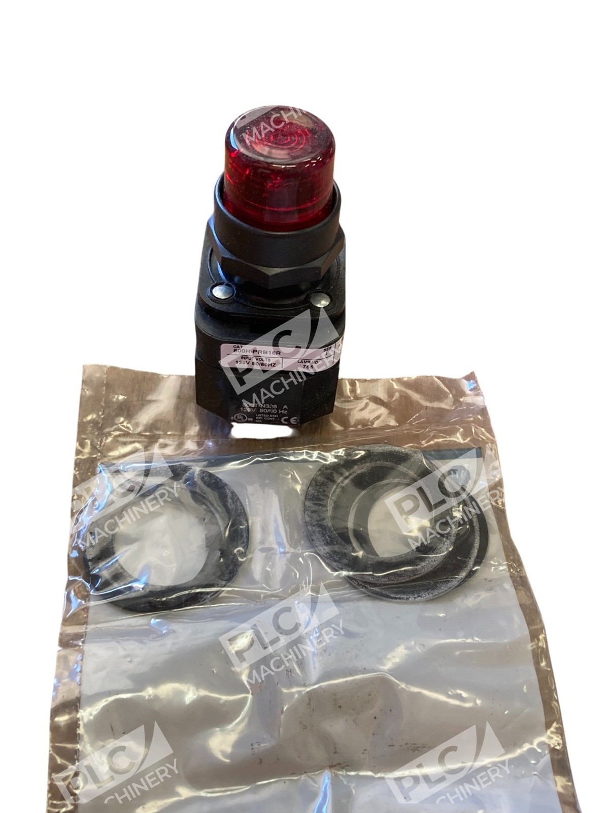 Allen Bradley AB 800H Type 4, 4X, 13 Illuminated Push Button 800H-PRB16R /F - Image 3