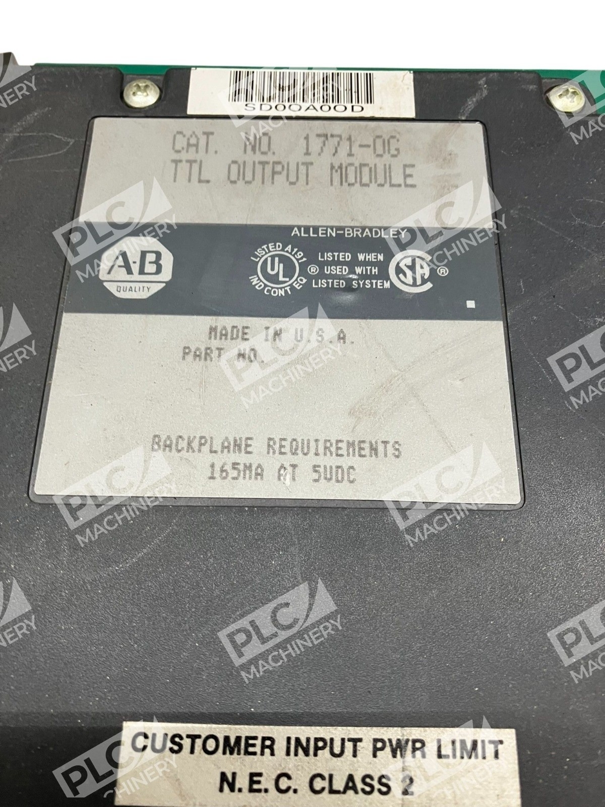Allen Bradley AB TTL Output Module 1771-OG - Image 3