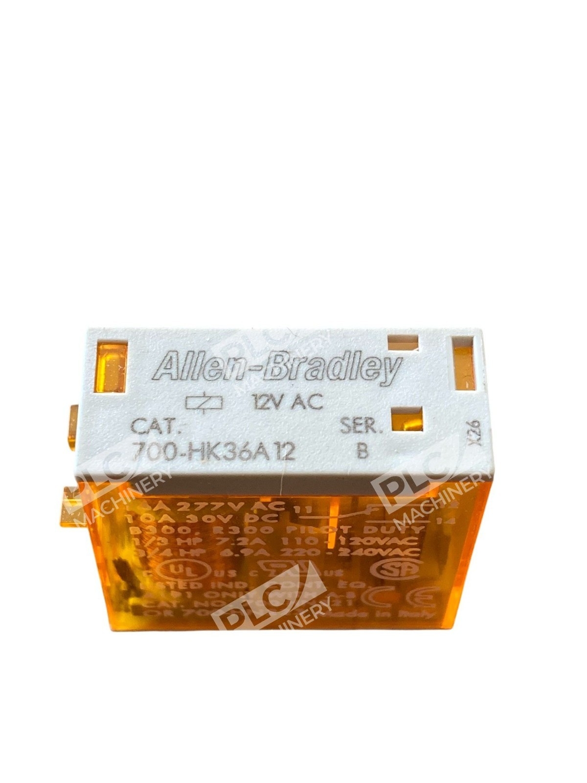 Allen-Bradley 700-HK36A12 Slim Line Relay 12VAC SPDT 16A Plug-In Series B - Image 7