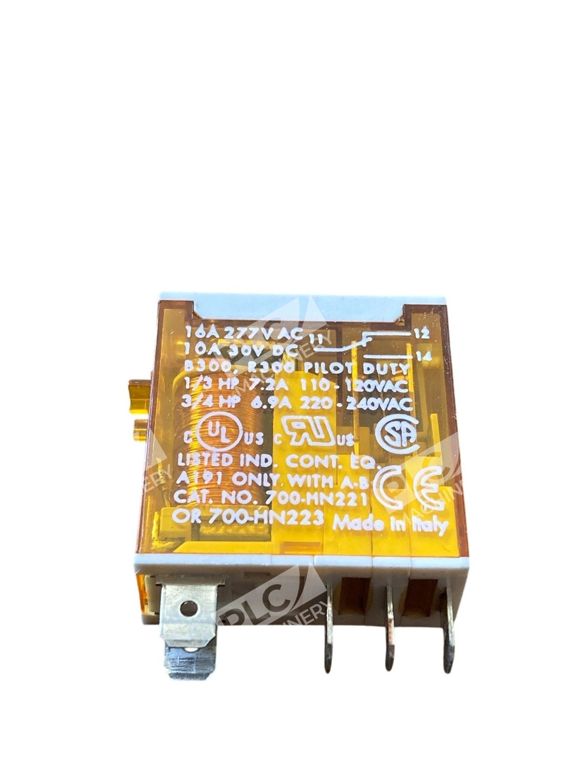 Allen-Bradley 700-HK36A12 Slim Line Relay 12VAC SPDT 16A Plug-In Series B - Image 8