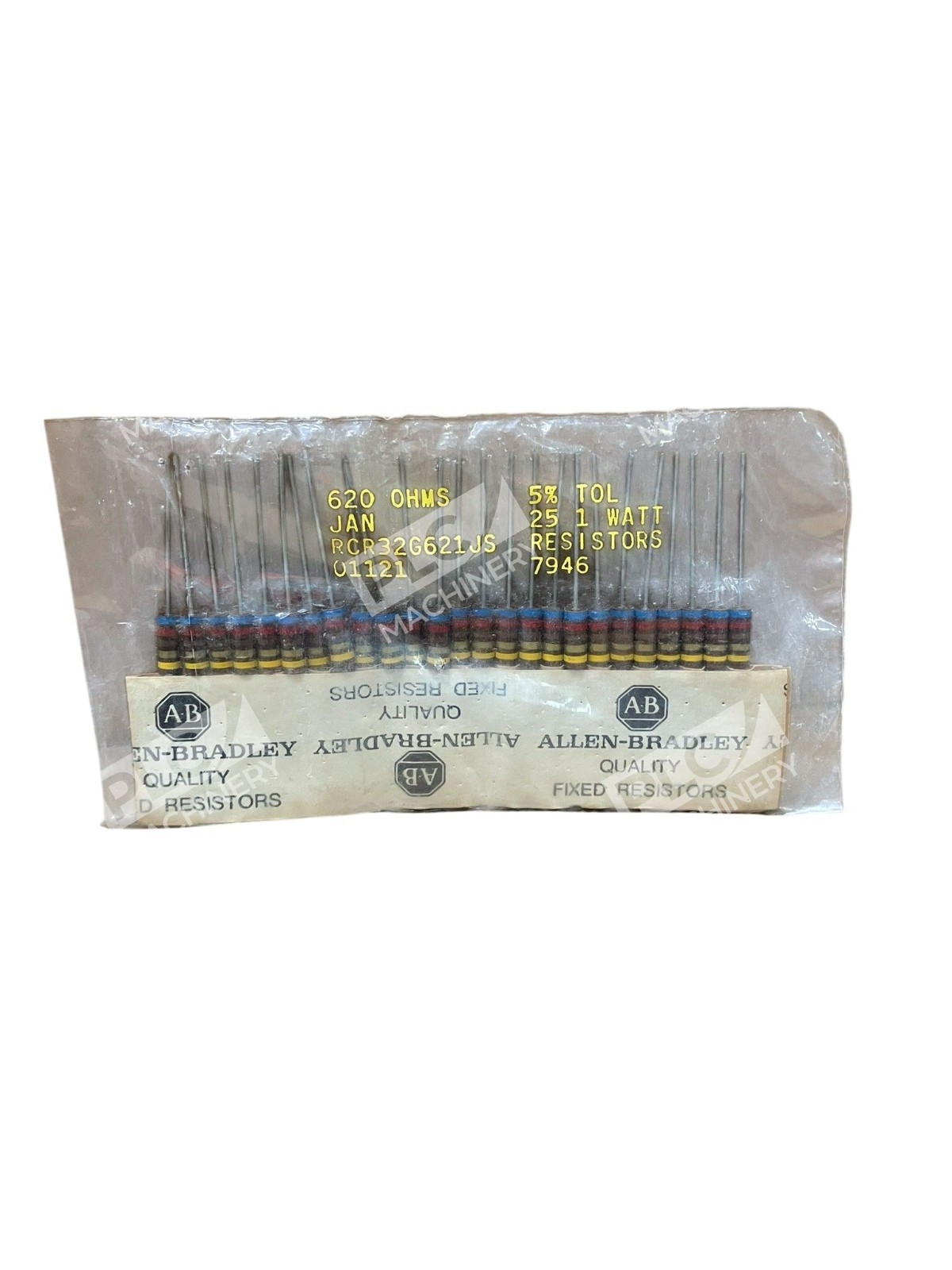 Allen-Bradley RCR32G621JS Resistor 620Ω 1W 5% MIL-Spec Carbon Comp