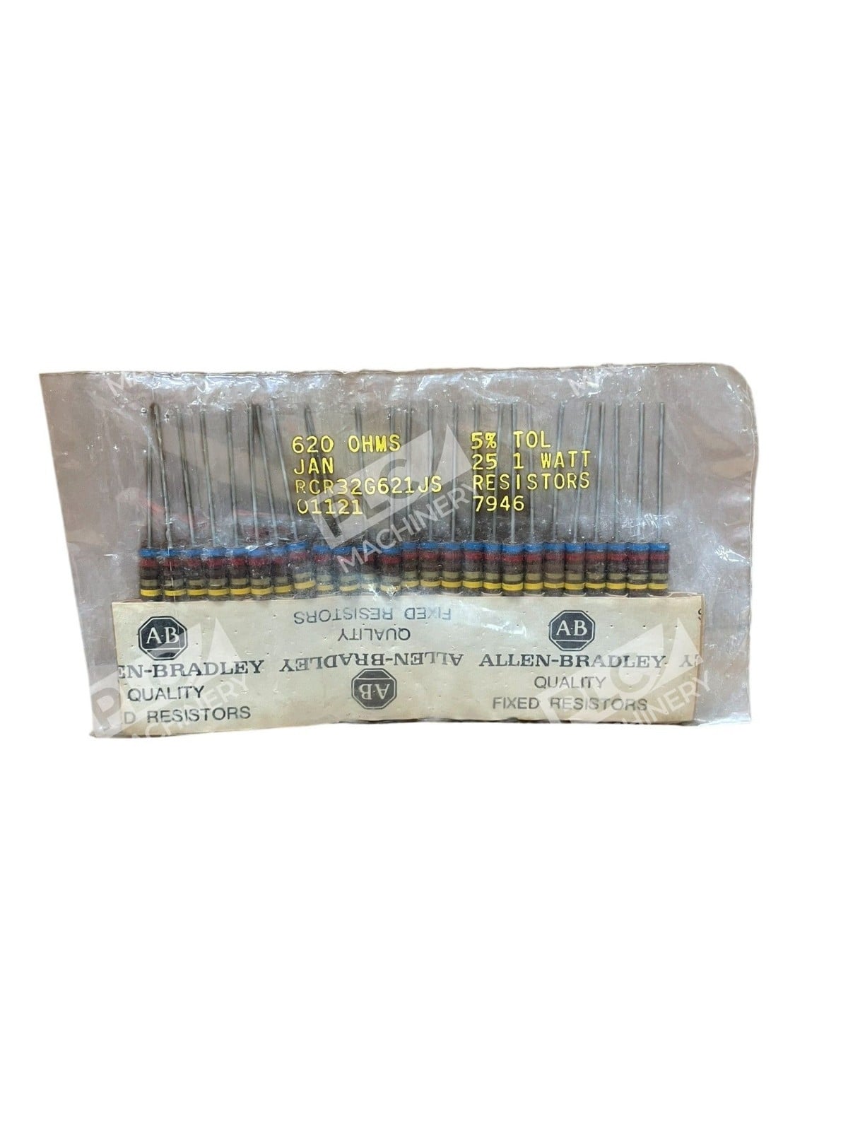 Allen-Bradley RCR32G621JS Resistor 620Ω 1W 5% MIL-Spec Carbon Comp - Image 2