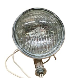 GE Round Chrome Headlight Fog Lamp Universal Classic Motorcycle Car