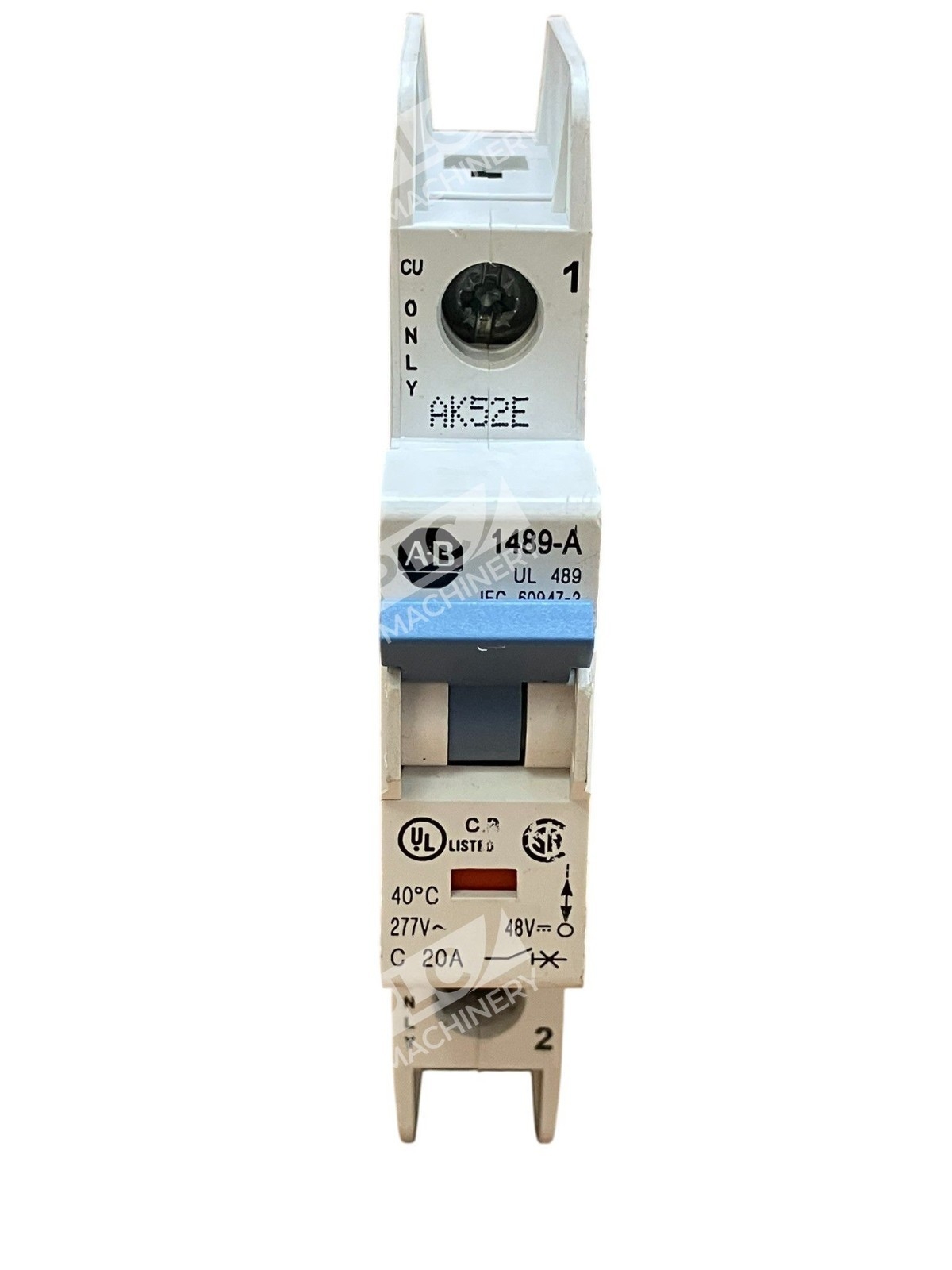 Allen-Bradley 1489-A1C200 Miniature Circuit Breaker 1-Pole 20A DIN Rail Ser. A