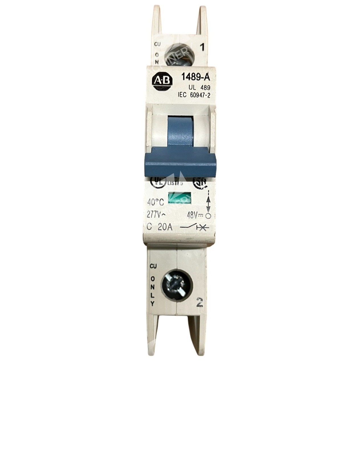 Allen-Bradley 1489-A1C200 Miniature Circuit Breaker 1-Pole 20A DIN Rail Ser. A - Image 5