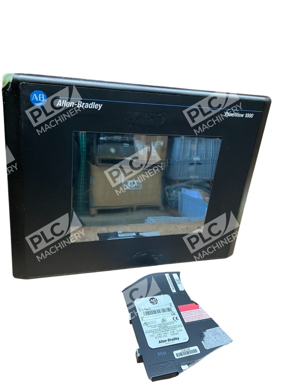 Allen-Bradley 2711-T10C1 PanelView 1000 10.4" Color Touch HMI Damaged