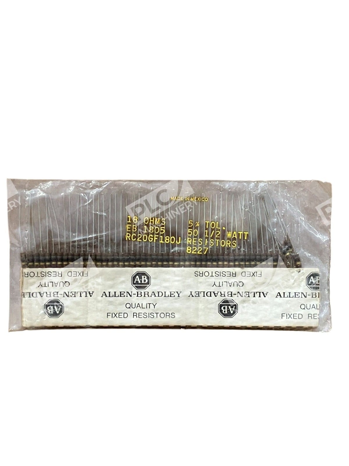 Allen-Bradley 18Ω 1/2W 5% Carbon Composition Resistor RC20GF180J - Image 2