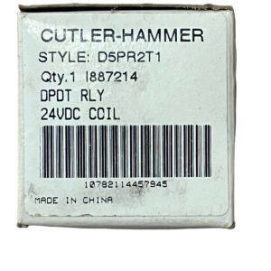 Cutler Hammer D5PR2T1 /A2 DPDT RLY 24VDC Coil