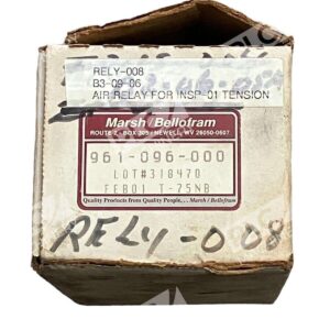 Marsh Bellofram 961-096-000 Type 75 Negative Bias Relay Pneumatic Regulator