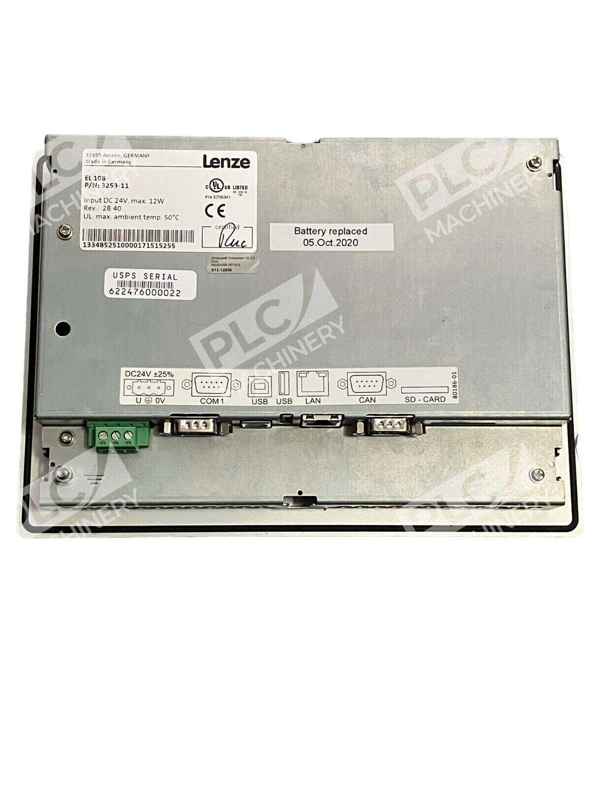 Lenze EL 108 3253-11 HMI Touchscreen - Image 2