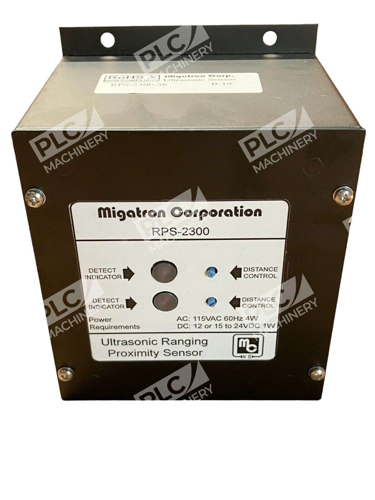 Migatron Corporation RPS-2300-36 Ultrasonic Ranging Proximity Sensor - Image 2
