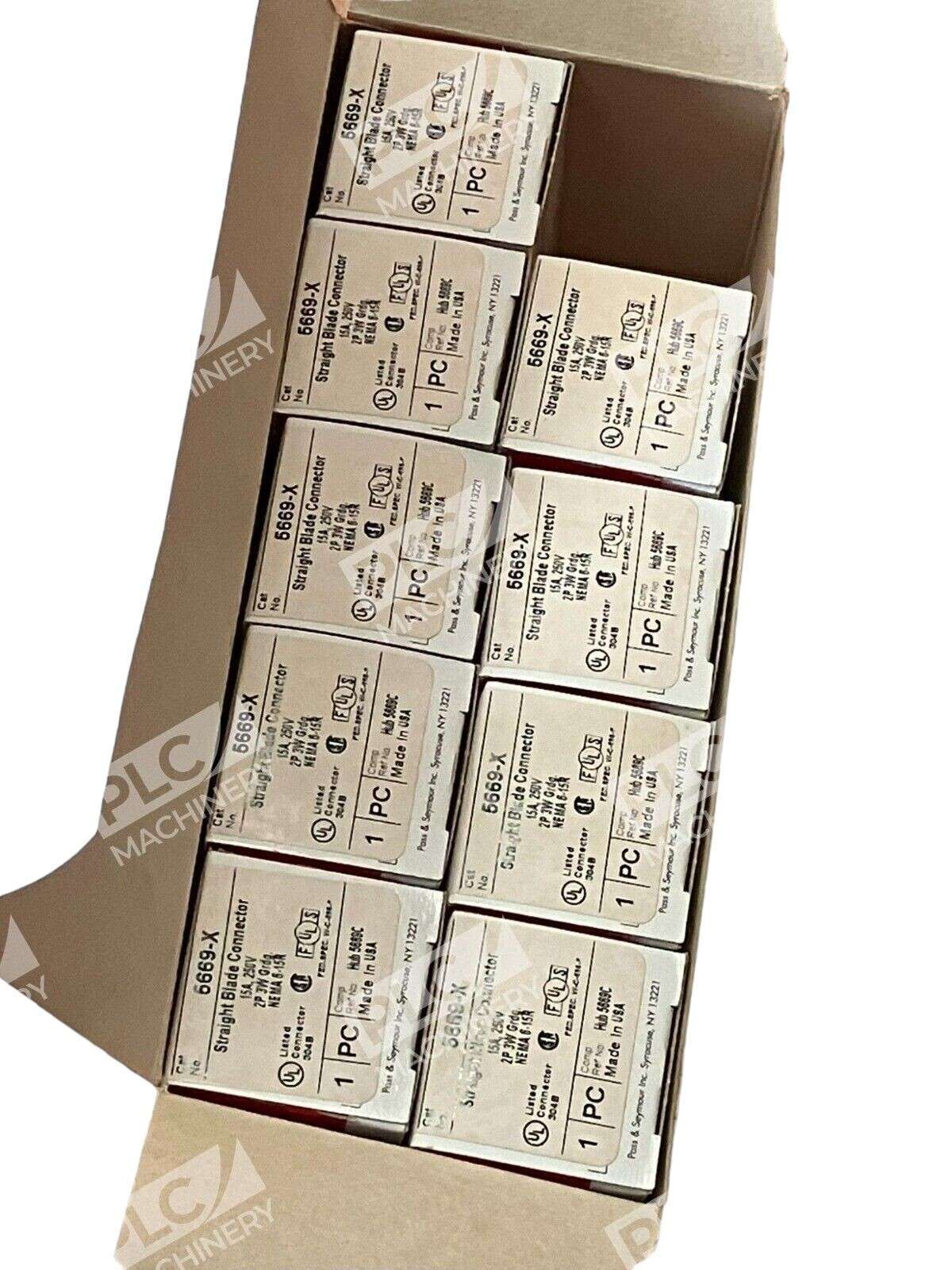 Pass & Seymour 5669-X Straight Blade Connector (Box of 9) - Image 2