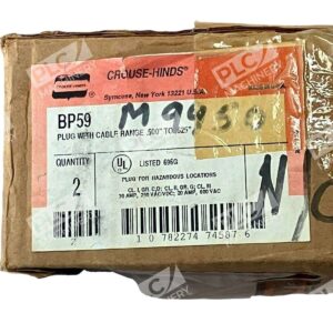 Crouse Hinds BP59 Plug With Cable Range .500" To .625" (Box of 2)