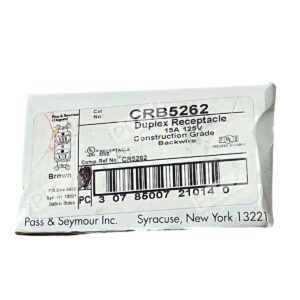 Pass & Seymour CRB5262 Duplex Receptacle 15A 125V (Box of 7)