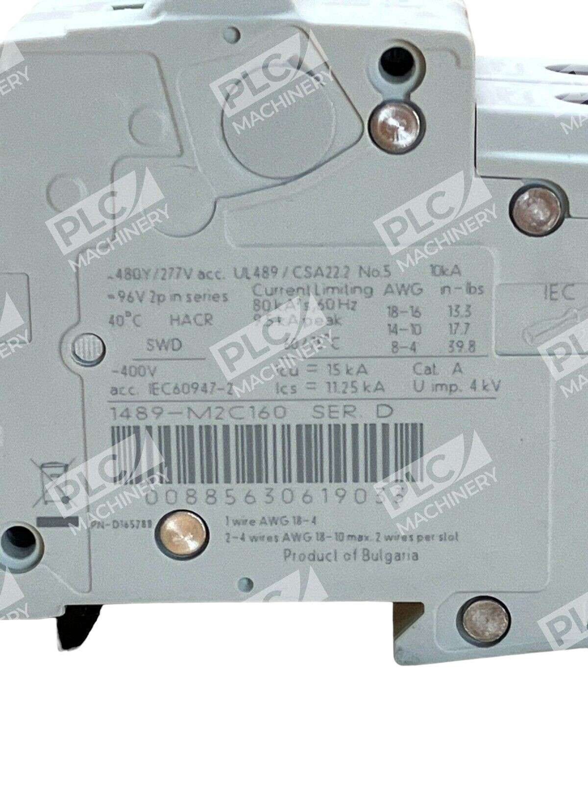 Allen Bradley 1489-M2C160 /D Circuit Breaker - Image 3