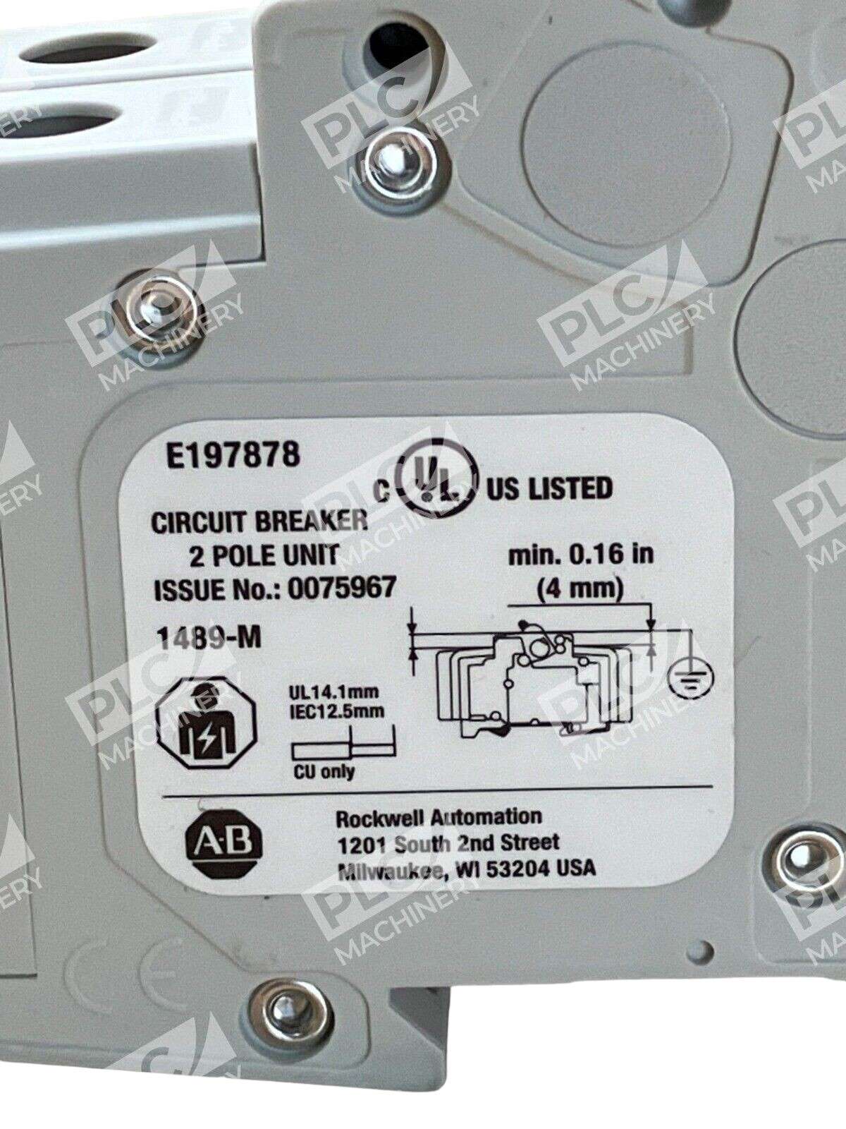 Allen Bradley 1489-M2C160 /D Circuit Breaker - Image 4
