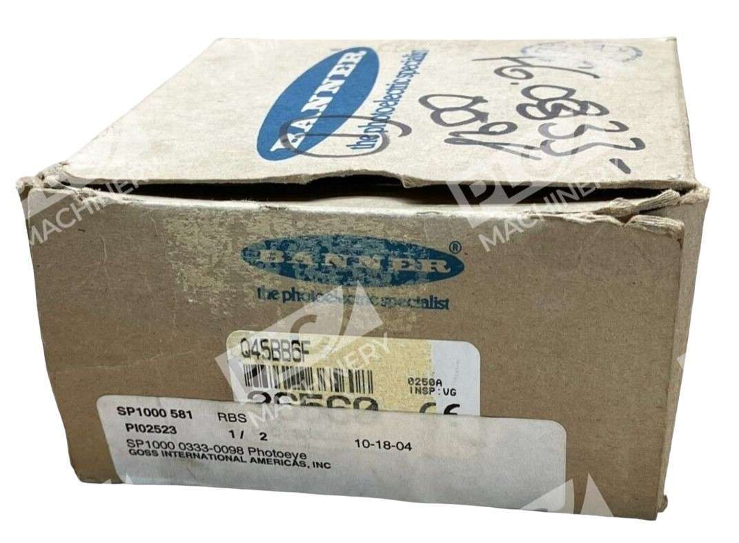 Banner Q45BB6F Photoelectric Sensor