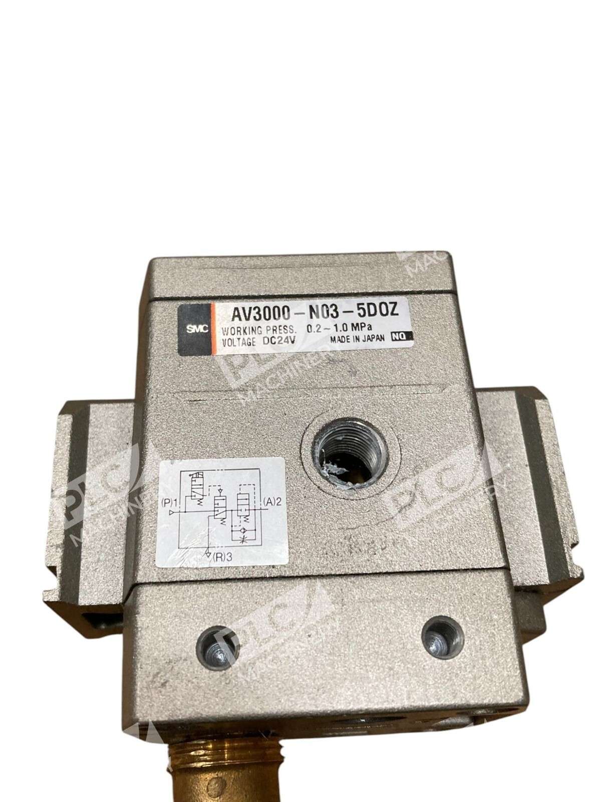 SMC AV3000-N03-5DOZ Soft Start-Up Valve 3/8" Port 24VDC Pneumatic Quick Exhaust