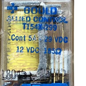 Gould Allied Control T154X-299 Industrial Relay 5A Contact Rating Automation