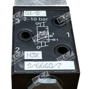 Norgren Martonair H3K S/666G/7 Pneumatic Control Valve 3/2-Way Manual G1/8 Port