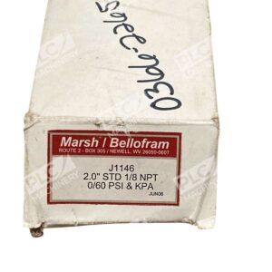 Marsh Bellofram J1146 Pressure Gauge