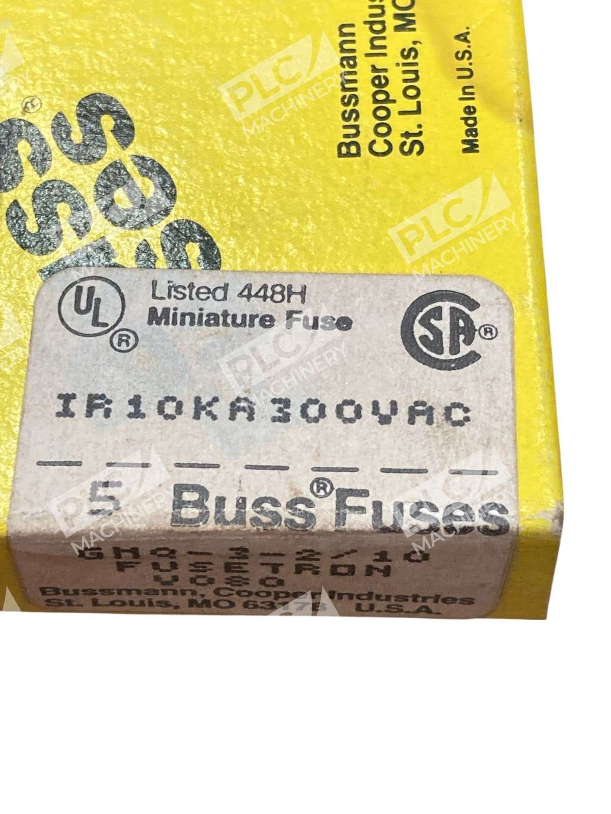 Bussmann GMQ-3-2/10 Fusetron Time-Delay Fuse, 5 Pieces Per Box - Image 7
