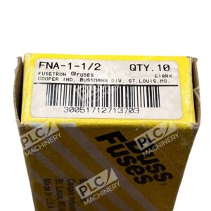 Bussmann FNA-1-1/2 Time Delay Fuse, 10 Pieces Per Box