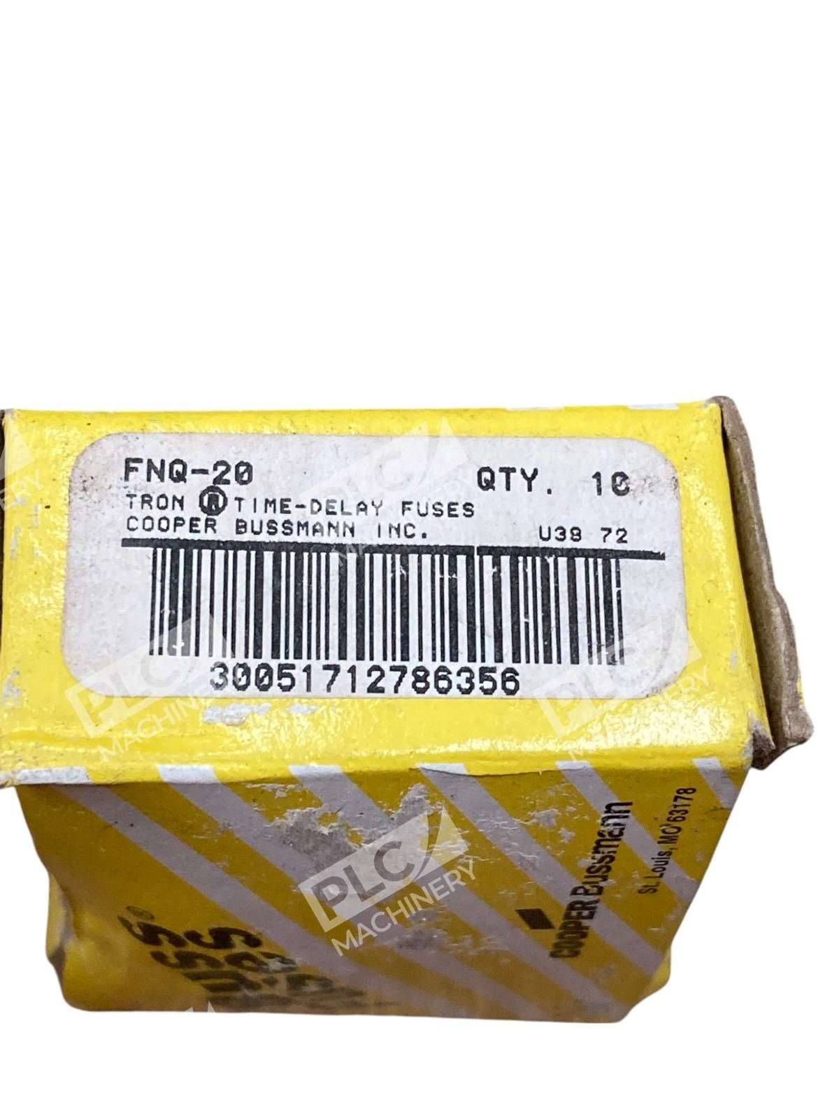 Lot of 10 Bussmann FNQ-20 Time Delay Fuse