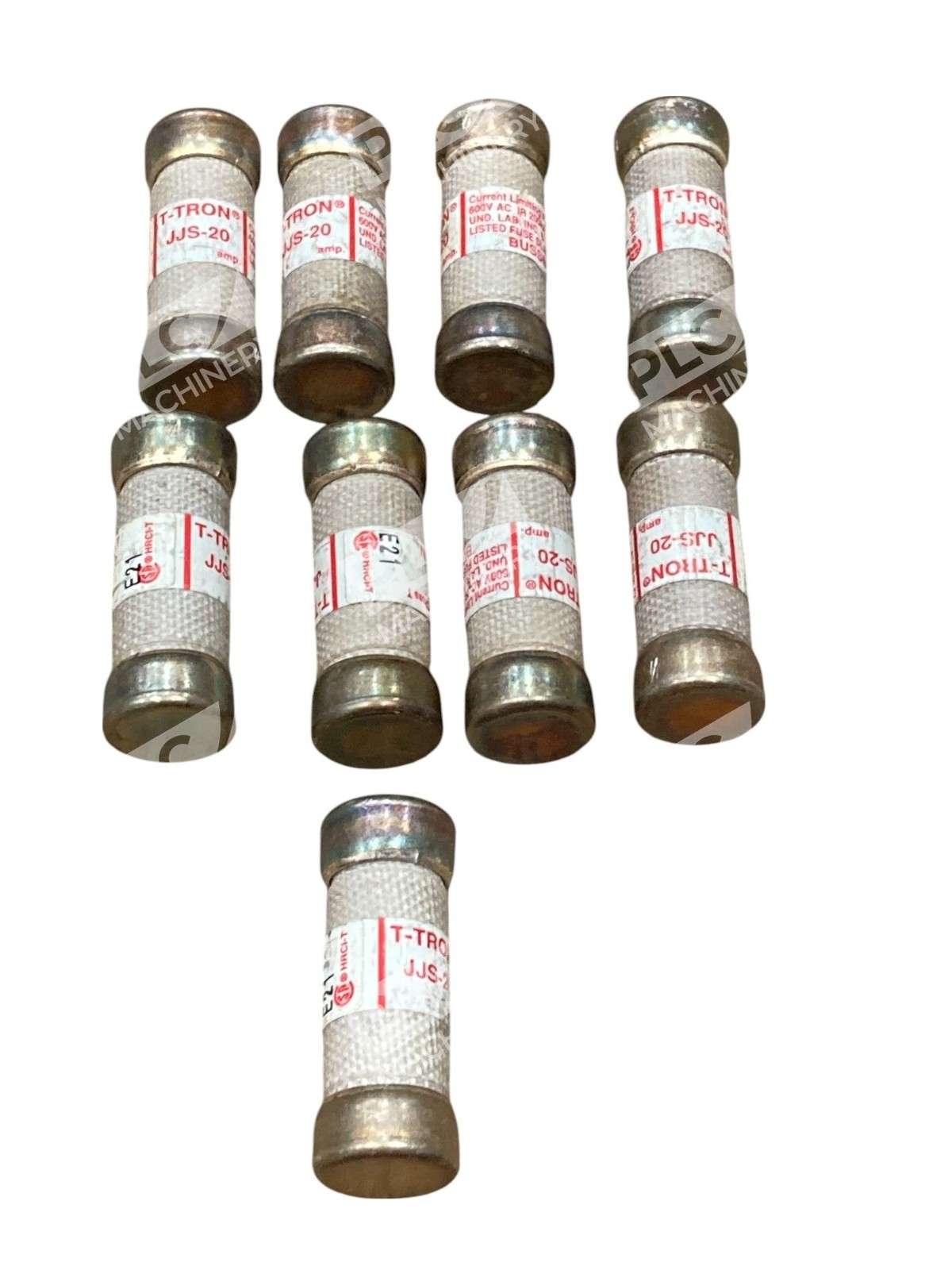 Lot of 9 Bussmann JJS-20 Current Limiting Fuse
