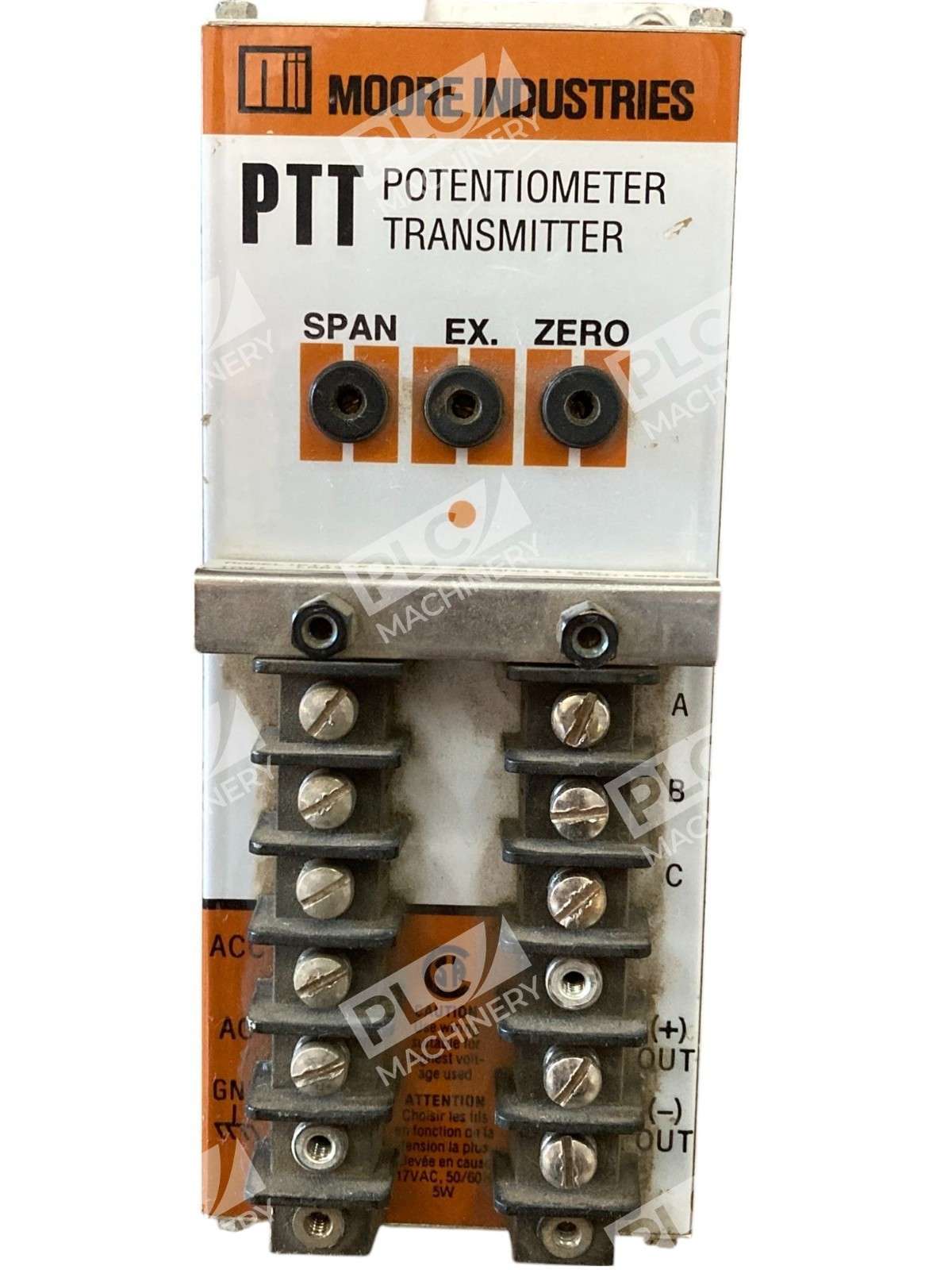 Moore Industries PTT PTT/1K-10-75/4-20MA/117AC Potentiometer Transmitter