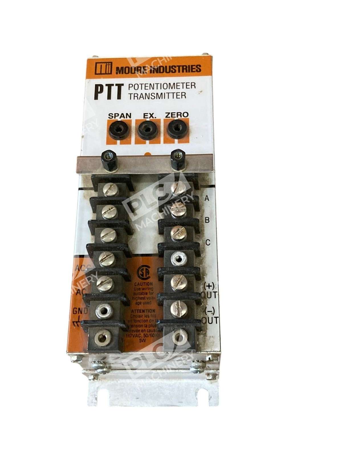 Moore Industries PTT PTT/1K-10-75/4-20MA/117AC Potentiometer Transmitter - Image 8
