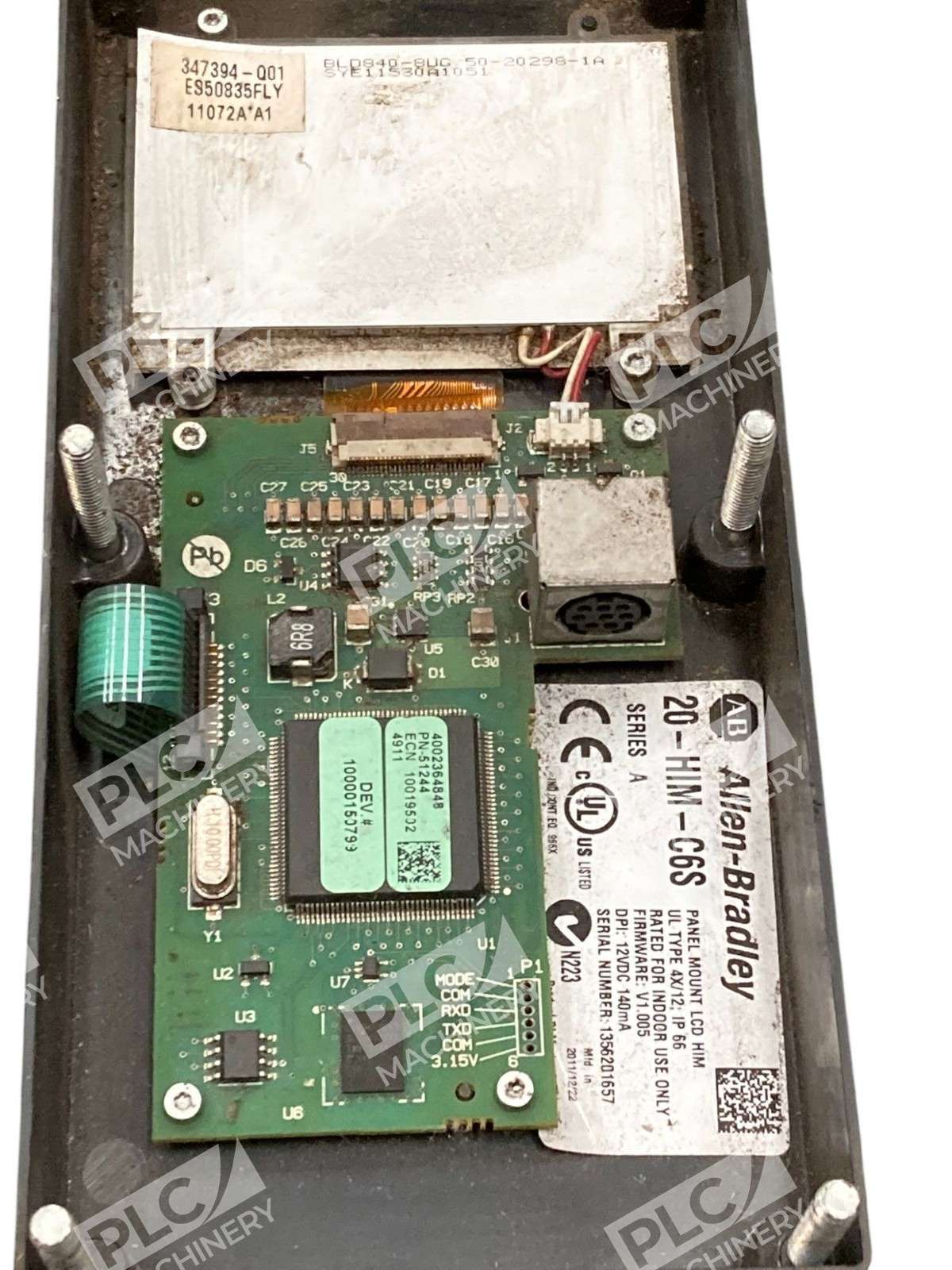Allen Bradley 20-HIM-C6S Panel Mount LCD Human Interface Module SER A