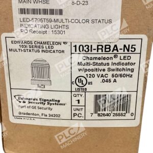 Edwards Signaling LED-578ST50 MULTI-STATUS INDICATOR LIGHTS 103I-RBA-N5