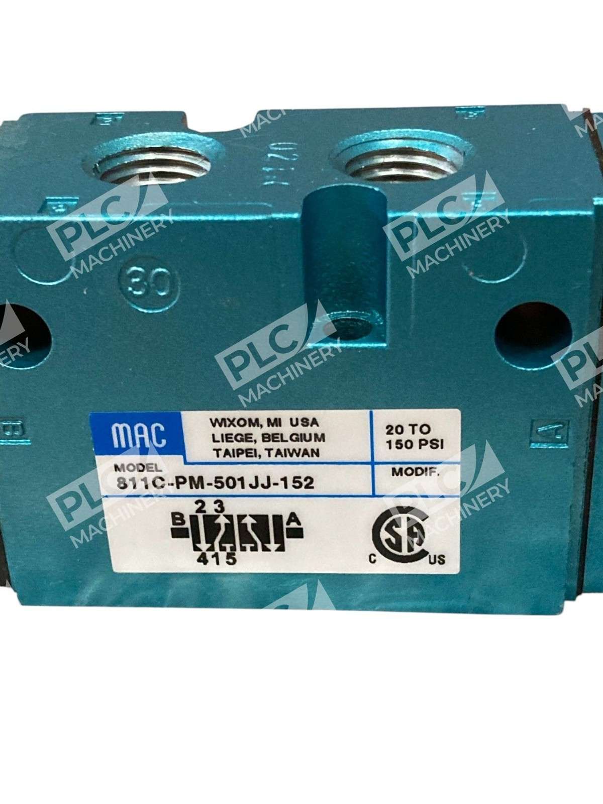 MAC 811C-PM-501JJ-152 800 Series Solenoid Valve - Image 3