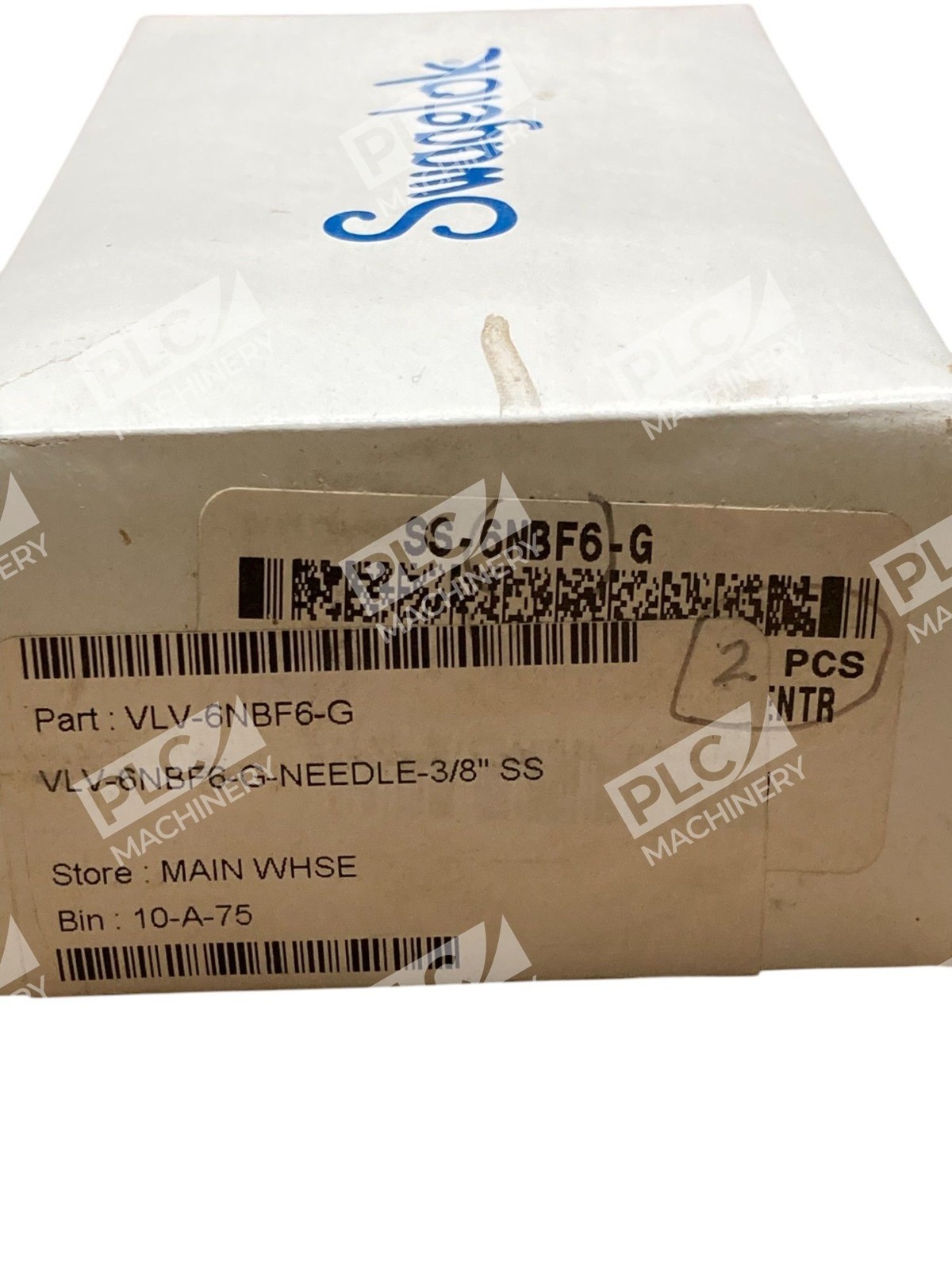 SWAGELOK VLV-6NBF6-G SS-6NBF6-G STAINLESS STEEL VALVE