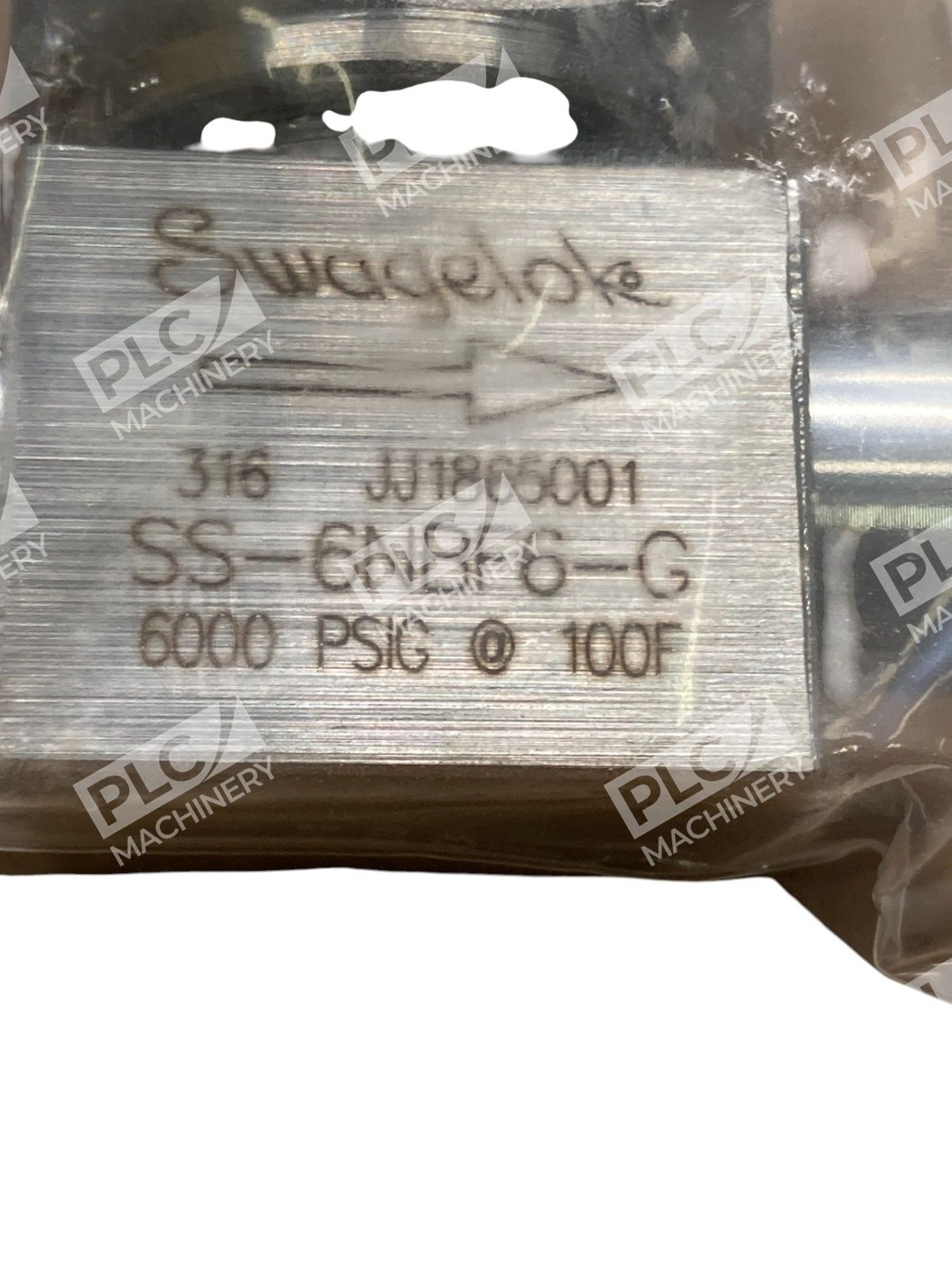 SWAGELOK VLV-6NBF6-G SS-6NBF6-G STAINLESS STEEL VALVE - Image 4