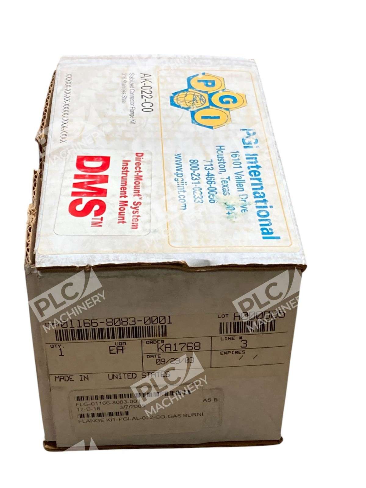 PGI International Gas Flow Stabilized Connector Flange Kit AK-022-C0 - Image 6